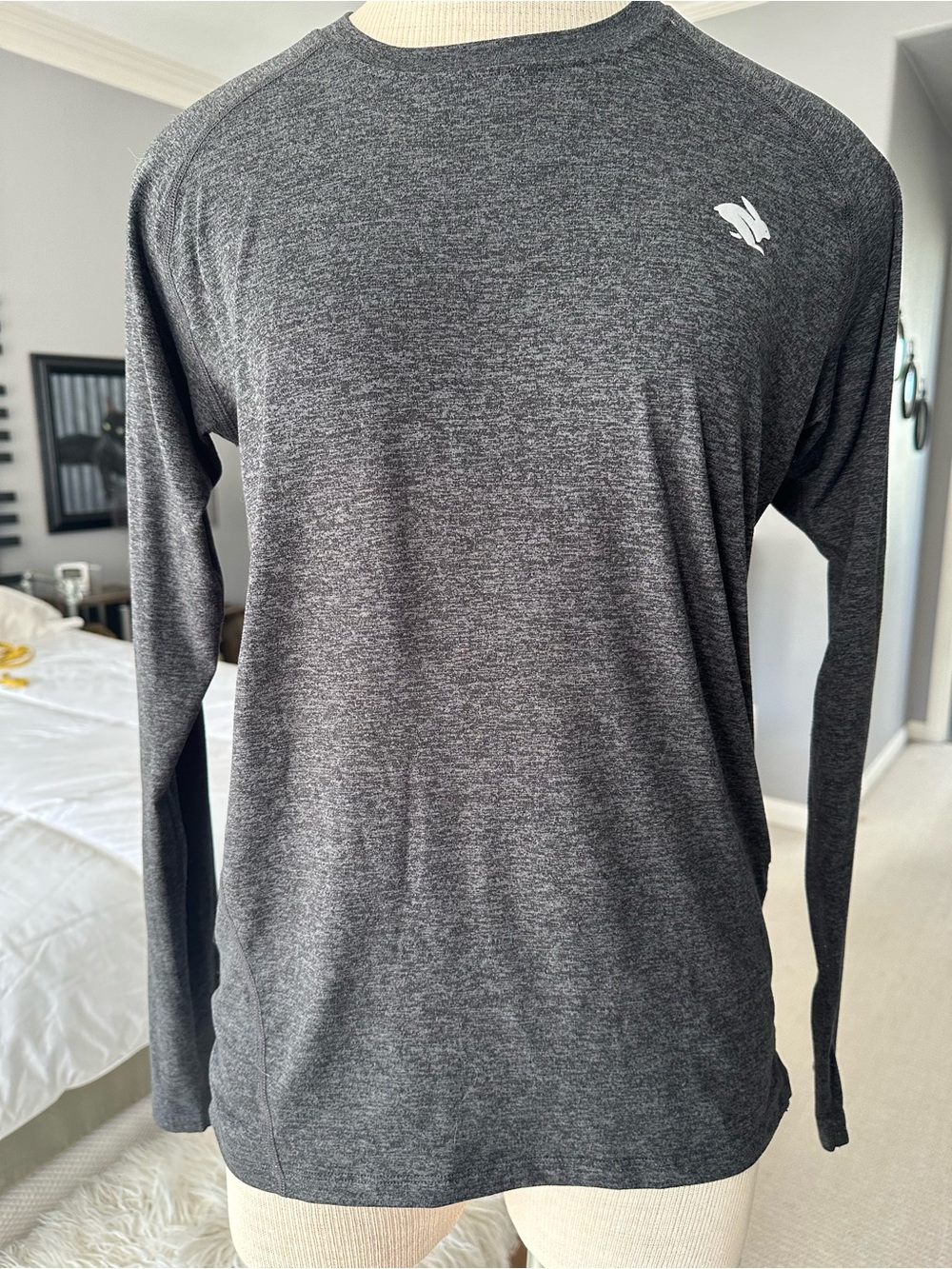 Rabbit Running Performance Shirt Charcoal size small